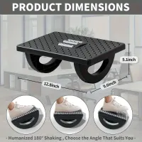 Rocking Ergonomic Under-Desk Footrest thumbnail 2