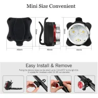Rechargeable LED Bike Light Set thumbnail 5