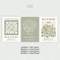 Sage Green Matisse Wall Art Set thumbnail 3