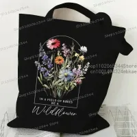 Forget Me Not Canvas Tote Bag thumbnail 5