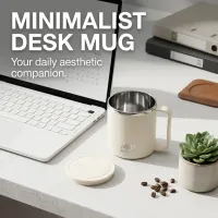 Mini Insulated Coffee Mug with Handle thumbnail 3