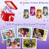 Unicorn Kids Digital Camera Toy thumbnail 2