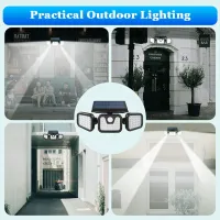 74 LED Solar Motion Sensor Security Light thumbnail 5
