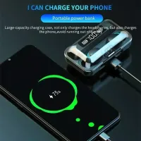 9D Stereo High Bass Bluetooth Earbuds thumbnail 3