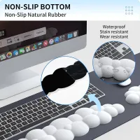 Ergonomic Keyboard & Mouse Wrist Rest Set thumbnail 3