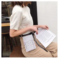 2025 Korean-Style Diamond Mini Chain Purse thumbnail 4
