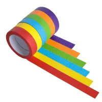 12-Color Rainbow Painters Tape for Kids thumbnail 6