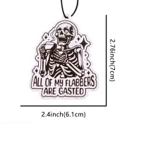 Skeleton Car Aromatherapy Pendant thumbnail 2