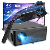 Smart 4K Mini Projector - 6000 Lumens thumbnail 2