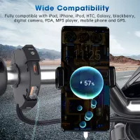 48W Motorcycle Phone Charger Mount thumbnail 2