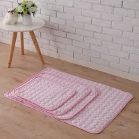 Pet Cooling Mat Ice Silk Summer Bed thumbnail 2