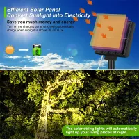 Solar Fairy String Lights - 8 Modes thumbnail 6