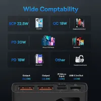 Baseus 10000mAh PD 22.5W Power Bank thumbnail 5