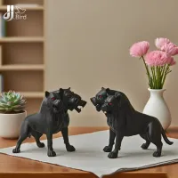 Gothic Three-Headed Dog Statue thumbnail 3