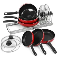 Expandable Pot Pan Organizer Rack thumbnail 1
