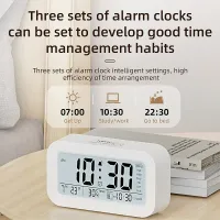 LCD Digital Alarm Clock with Temp thumbnail 3