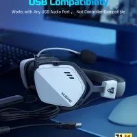 NUBWO USB Gaming Headset with 7.1 Surround thumbnail 2