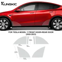 Tesla Model Y B Pillar PPF Protective Film thumbnail 3