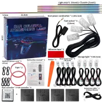 18-in-1 Car Ambient LED Lighting Kit thumbnail 2