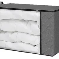 Foldable Non-Woven Storage Box with Window thumbnail 1