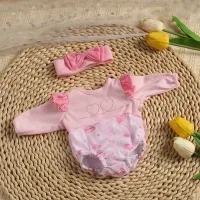 Cute Doll Jumpsuit Set for 16" Baby Dolls thumbnail 2
