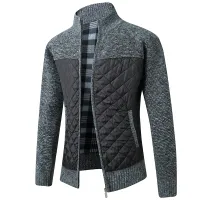 Men's Korean Slim Fit Knit Cardigan thumbnail 2