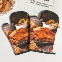 Thanksgiving Oven Mitts Set of 2 thumbnail 1