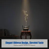 Chinese Style Faux Wood Plant Stand thumbnail 2