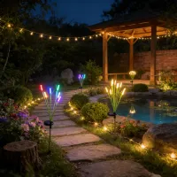 Solar Reed Bubble Stake Lights thumbnail 2