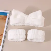 3Pcs Spa Headband & Wristband Set thumbnail 5