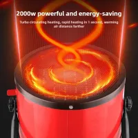 Portable 2000W Space Heater Fan thumbnail 3