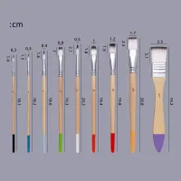 9-Pc Nylon Hair Brush Art Set thumbnail 2