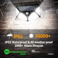 Solar Motion Sensor Security Light thumbnail 4