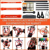 Compact 23" Resistance Bar Set - 500LBS thumbnail 4