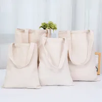 Canvas Shoulder Tote Bag - Large Capacity thumbnail 3