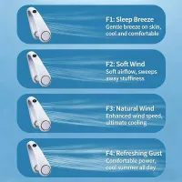 Portable Bladeless Neck Fan USB Rechargeable thumbnail 5