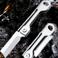 Stainless Steel Folding EDC Keychain Multi-Tool thumbnail 3