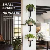 Iron Wall Plant Holder Shelf thumbnail 4