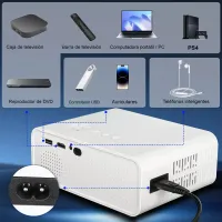 Mini Portable WIFI Bluetooth Projector thumbnail 5