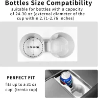 Tesla Center Console Cup Holder Inserts thumbnail 3