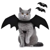 Bat Felt Wings Halloween Pet Costume thumbnail 1
