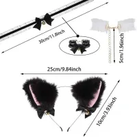 Masquerade Cat Ears Cosplay Headband thumbnail 3