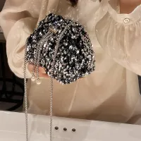 Sequin Korean Bucket Crossbody Bag thumbnail 3