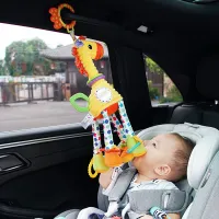 Soft Animal Baby Rattle with Teether thumbnail 3