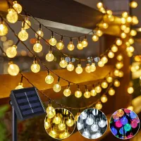 Solar Crystal Globe Fairy Lights thumbnail 1