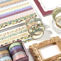 10 Rolls Flower Washi Tape Set thumbnail 3
