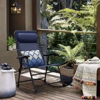 Patio Rocking Zero Gravity Chair thumbnail 2