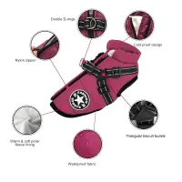 Waterproof Winter Dog Jacket with Harness thumbnail 2