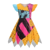 Girls Halloween Pumpkin Witch Costume thumbnail 5
