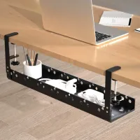 No Drill Under Desk Cable Tray thumbnail 1